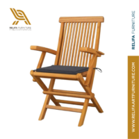 Arm Teak Patio Chair - Outdoor Garden Furniture Indonesia