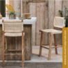 Rattan Barstool with Backrest – Perfect for Cafes and Bars PT Relifa Art Furniture Teak Outdoor Furniture Indonesia