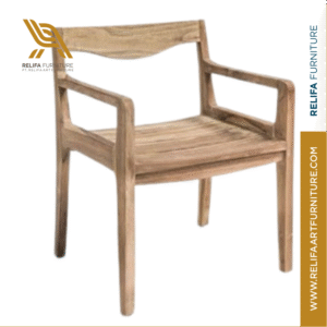 Curve Armchair – Rec PT Relifa Art Furniture Teak Outdoor Furniture Indonesia