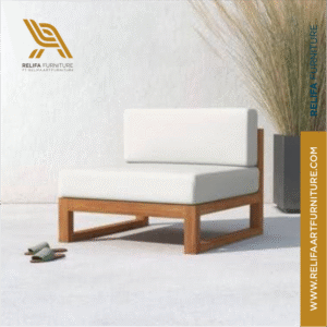 Cambridge Teak Armless Pat PT Relifa Art Furniture Teak Outdoor Furniture Indonesia