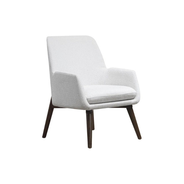 Ashcroft Furniture Panom Lounge Chair – White Boucle Ashcroft Furniture Panom Lounge Chair – White Boucle