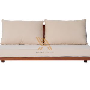 Wooden Outdoor Loveseat wi PT Relifa Art Furniture Teak Outdoor Furniture Indonesia
