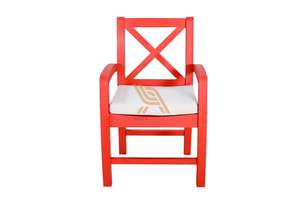 Patio Dining Chair with Ar PT Relifa Art Furniture Teak Outdoor Furniture Indonesia