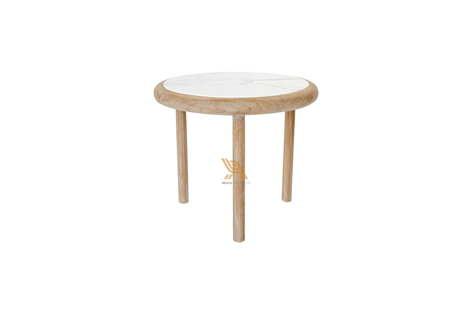 Side Table with White Marble Top & Natural Teak Wood Frame PT Relifa Art Furniture Teak Outdoor Furniture Indonesia Side Table with White Marble Top & Natural Teak Wood Frame PT Relifa Art Furniture Teak Outdoor Furniture Indonesia