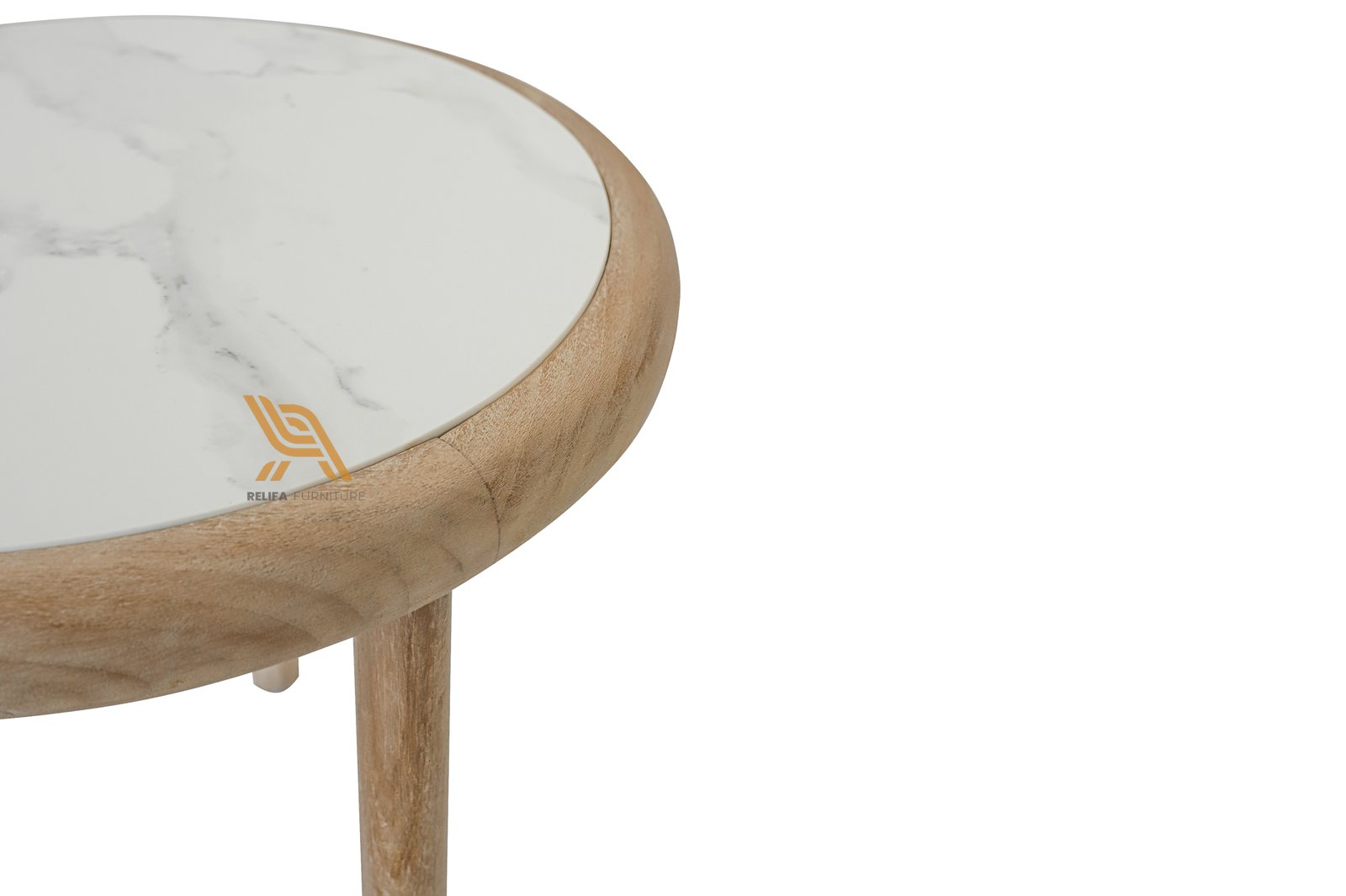 Side Table with White Marble Top & Natural Teak Wood Frame PT Relifa Art Furniture Teak Outdoor Furniture Indonesia Side Table with White Marble Top & Natural Teak Wood Frame PT Relifa Art Furniture Teak Outdoor Furniture Indonesia