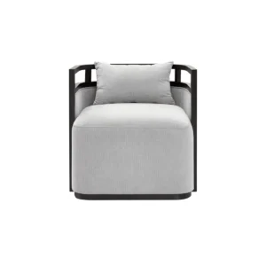 Half Round Lounge Chair – Modern Curved Teak Lounge Chair for Indoor & Outdoor Elegance PT Relifa Art Furniture Teak Outdoor Furniture Indonesia