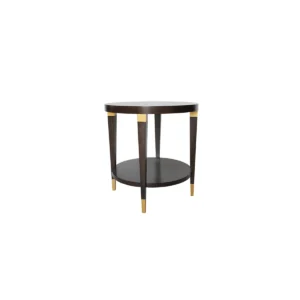 Hampton Round Side Table – Elegant Teak Accent Table with Timeless Coastal Style PT Relifa Art Furniture Teak Outdoor Furniture Indonesia